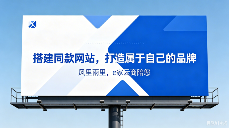 搭建同款网站，打造自己的品牌-e家网