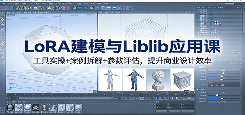LoRA建模与Liblib应用课：工具实操+案例拆解+参数评估，提升商业设计效率-E家云商