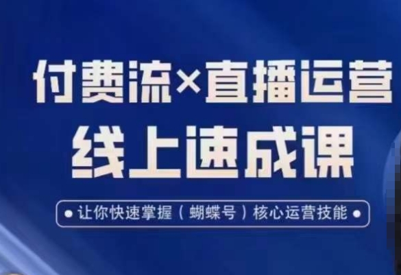视频号付费流实操课程，付费流✖️直播运营速成课，让你快速掌握视频号核心运营技能-E家云商