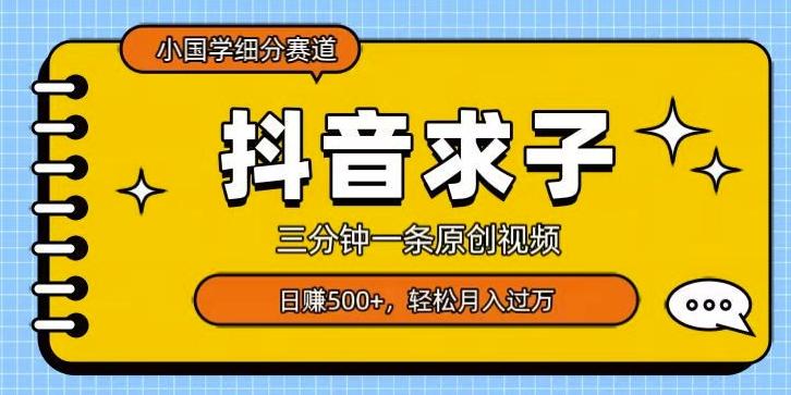 小国学细分赛道，三分钟一条原创视频，日赚500+，可矩阵复制-E家云商