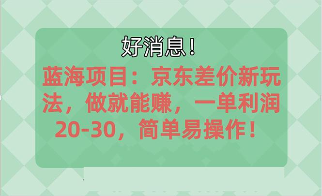 越早知道越能赚到钱的蓝海项目：京东大平台操作，一单利润20-30，简单...-E家云商