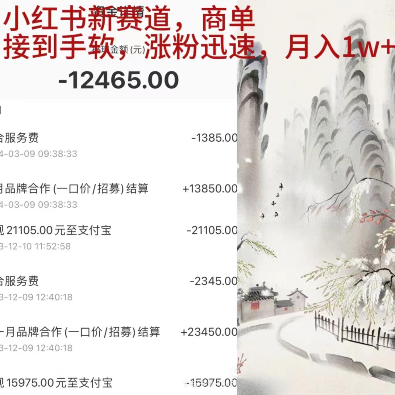 (9476期)小红书新赛道，商单接到手软，涨粉迅速，月入1w+-E家云商