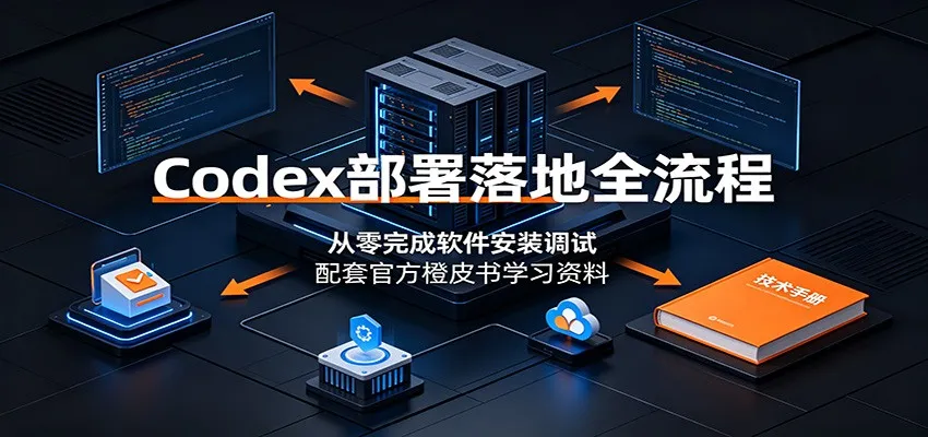 Codex部署落地全流程：从零完成软件安装调试，配套官方橙皮书学习资料-e家网