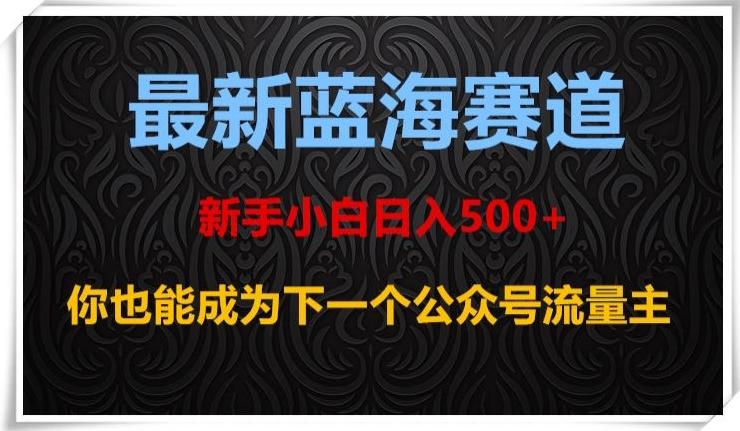 最新蓝海赛道，新手小白日入500+，你也能成为下一个公众号流量主【揭秘】-e家网