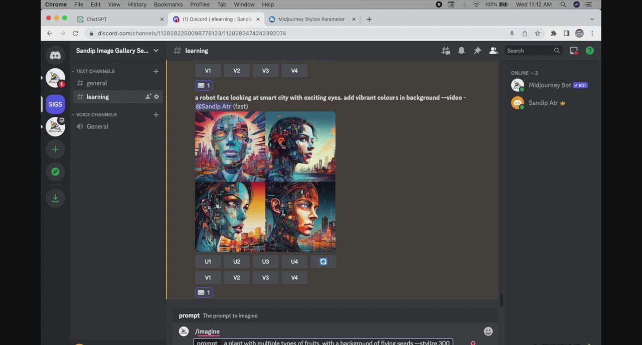 图片[2]-ChatGPT4 和 MidJourney AI 绘画聊天革命性指南教程-33节视频课-中英字幕-e家网