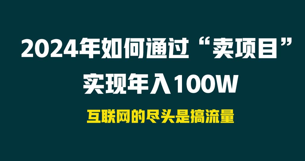 2024年如何通过“卖项目”实现年入100W-E家云商