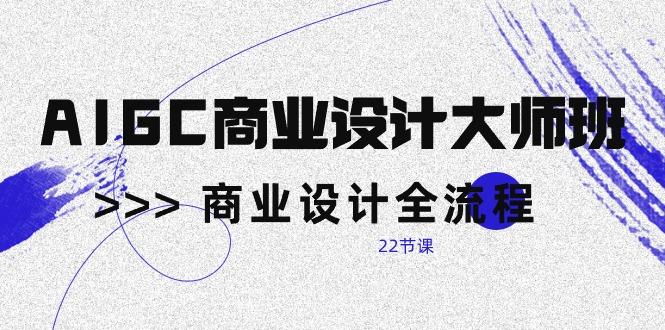 AIGC-商业设计大师班，商业设计全流程(22节课-E家云商