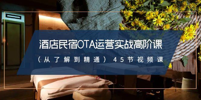 酒店民宿-OTA运营实战高阶课(从了解到精通)45节视频课-e家网