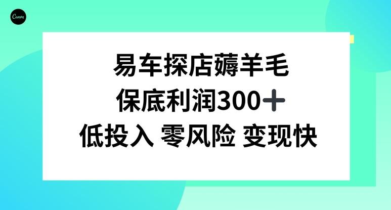 易车APP首页十亿补贴活动，选择到店补贴，保底利润300+-E家云商