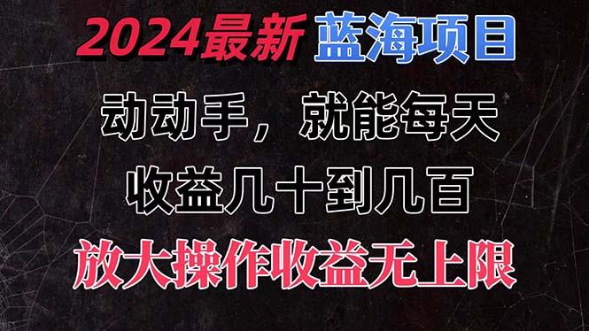 有手就行的2024全新蓝海项目，每天1小时收益几十到几百，可放大操作收...-E家云商