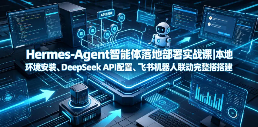 Hermes-Agent智能体落地部署实战课｜本地环境安装、DeepSeek API配置、飞书机器人联动完整搭建教程-e家网