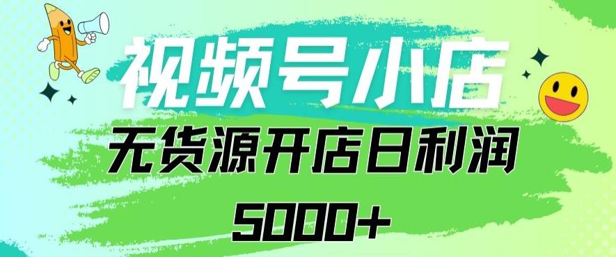 视频号无货源小店从0到1日订单量千单以上纯利润稳稳5000+【揭秘】-E家云商