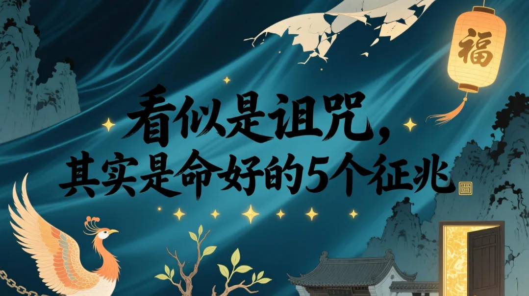 付费文章：看似是诅咒，其实是命好的5个征兆-e家网