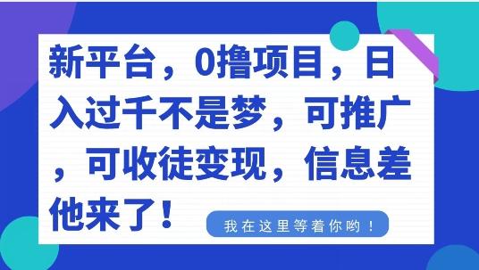 不要再花冤枉钱了，0撸项目，每天坚持，稳定1000+-e家网