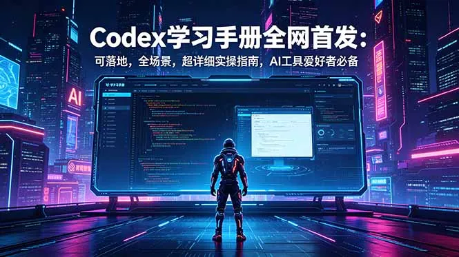 Codex学习手册全网首发：可落地，全场景，超详细实操指南，AI工具爱好者必备-e家网
