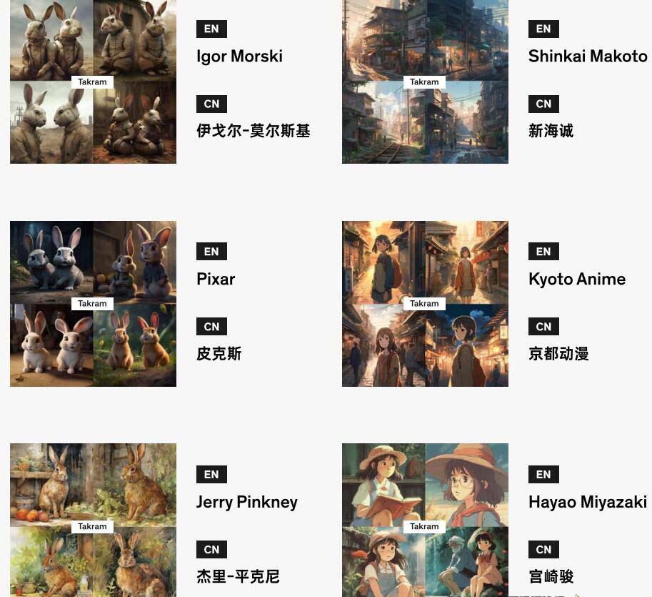 图片[1]-Midjourney辞典AIGC中英双语图文辞典+提示关键词Prompt大全-e家网