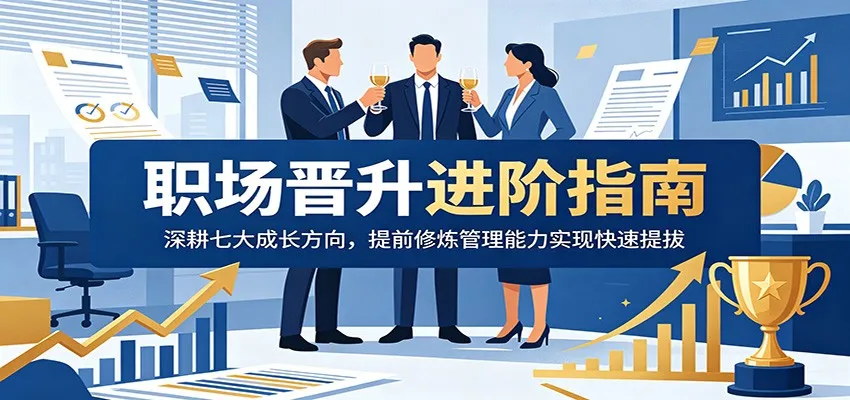 职场晋升进阶指南:深耕七大成长方向,提前修炼管理能力实现快速提拔-e家网