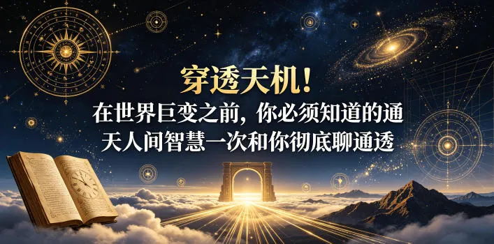 付费文章：穿透天机！在世界巨变之前，你必须知道的通天人间智慧一次和你彻底聊通透-e家网