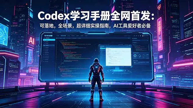 Codex学习手册全网首发：可落地，全场景，超详细实操指南，AI工具爱好者必备-e家网