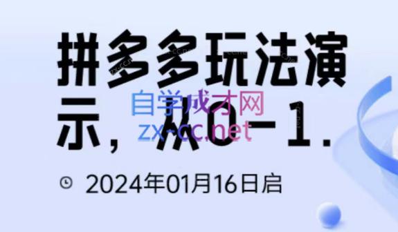 吴老师·拼多多从选品到截流到付费的玩法技巧-e家网