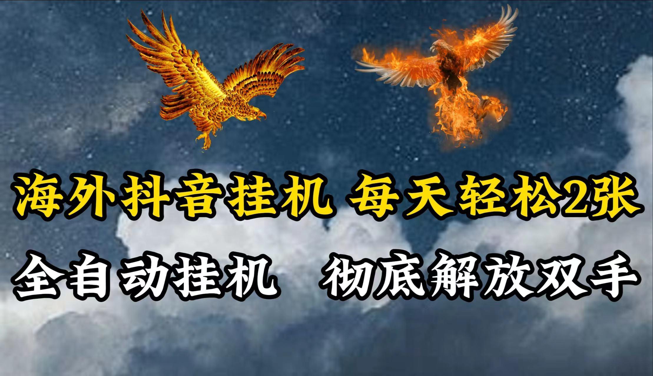 海外抖音挂机，每天轻松2张，全自动挂机，彻底解放双手！-E家云商