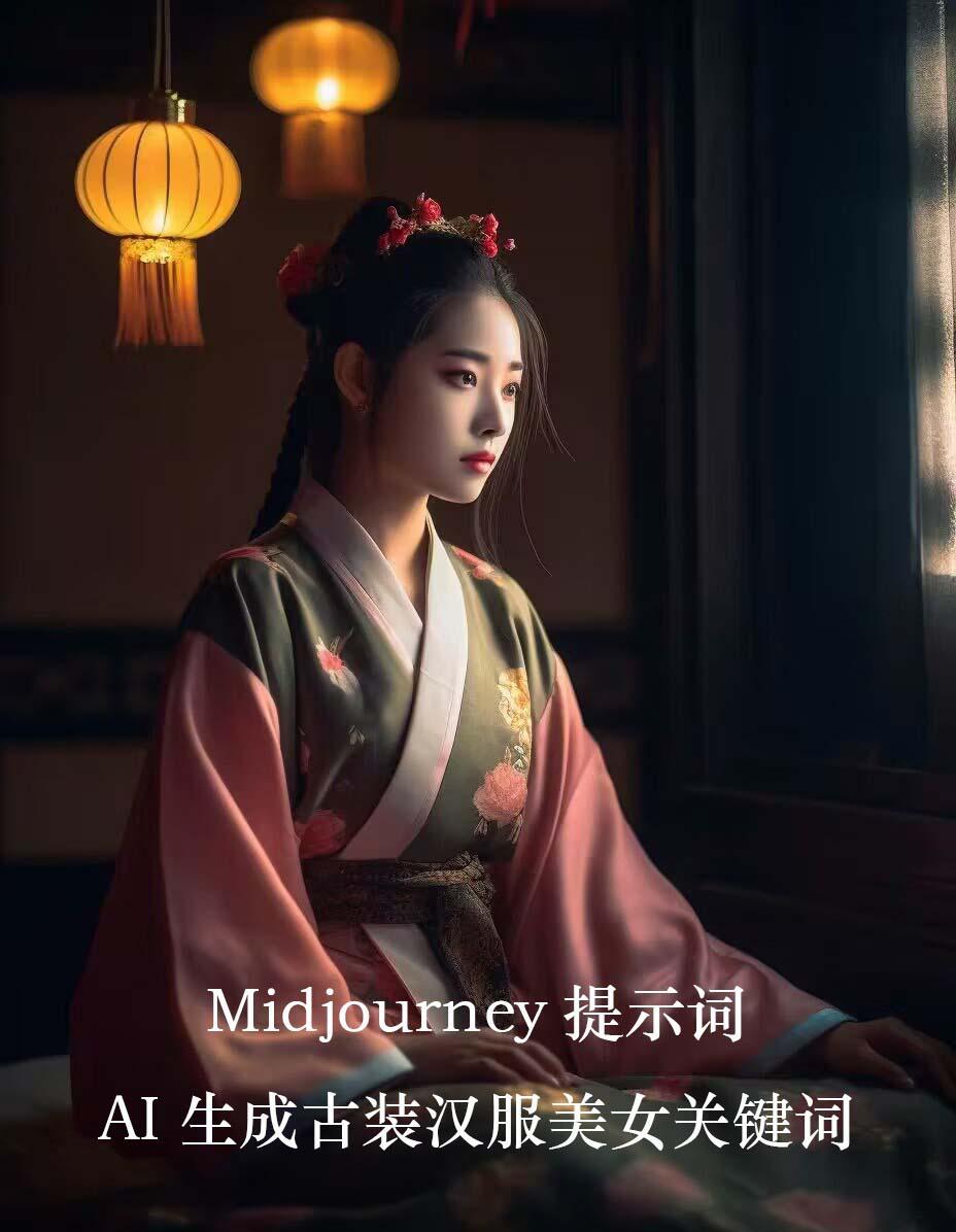 Midjourney关键词-AI生成中国风古装汉服美女人像提示关键词-e家网