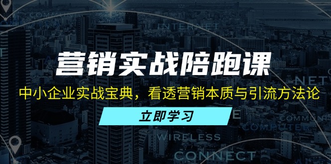 营销实战陪跑课：中小企业实战宝典，看透营销本质与引流方法论-E家云商