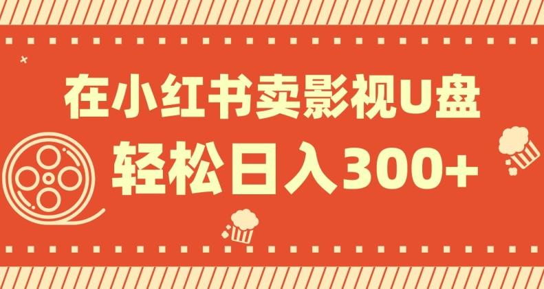在小红书上卖影视U盘，轻松日入300+，操作简单，小白可轻松上手-E家云商