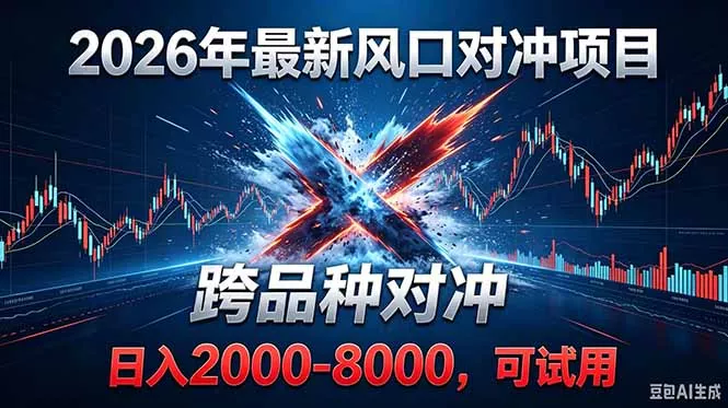 2026创业新风口！最新对冲！跨品种对冲！日收益2000-6000+-e家网