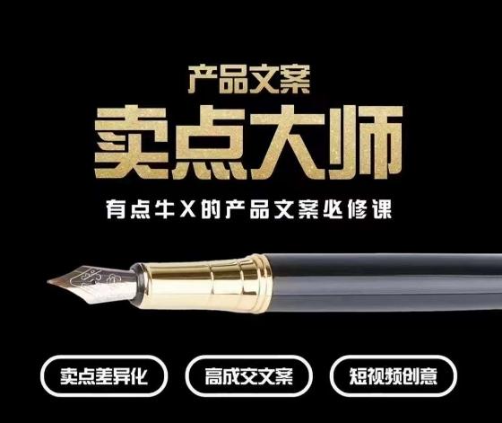 产品文案【卖点大师】高转化电商，有点牛X的产品文案必修课-e家网