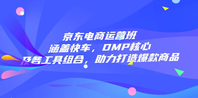 京东电商运营班：涵盖快车，DMP核心及各工具组合，助力打造爆款商品-E家云商