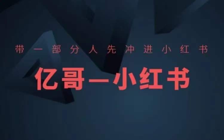 ​​带一部分人先冲进小红书，小红书开店、选品、爆款裂变-E家云商