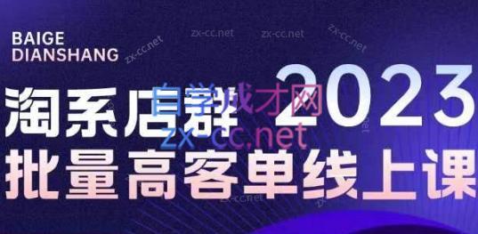 白戈电商·23年淘系批量高客单+24年全域电商矩阵-E家云商