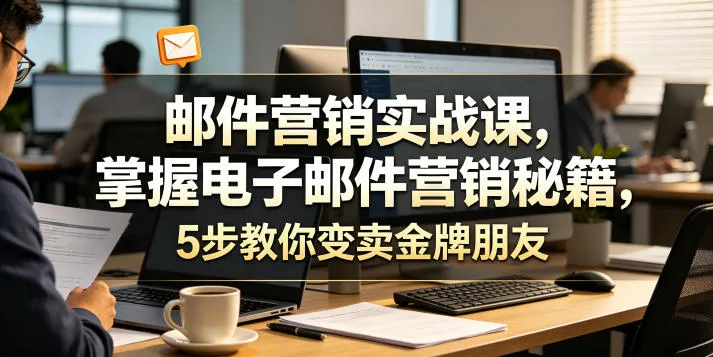 邮件营销实战课，掌握电子邮件营销秘籍，5步教你变卖金牌朋友【原创双语字幕】-e家网