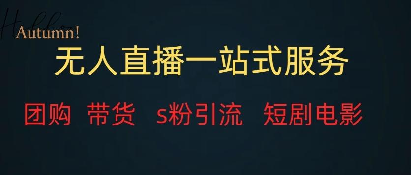 无人直播一站式服务（教程以及变现方式）-E家云商