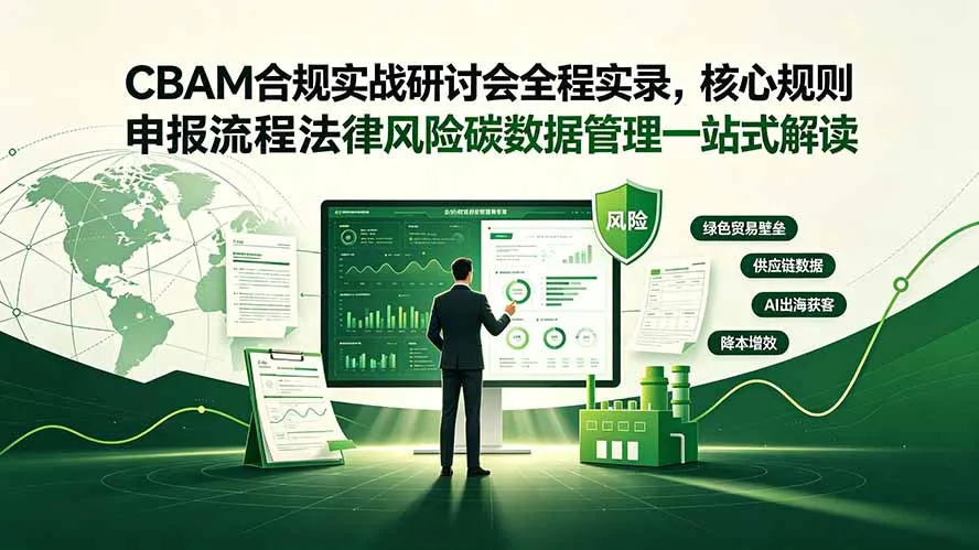 CBAM合规实战研讨会全程实录，核心规则申报流程法律风险碳数据管理一站式解读-e家网