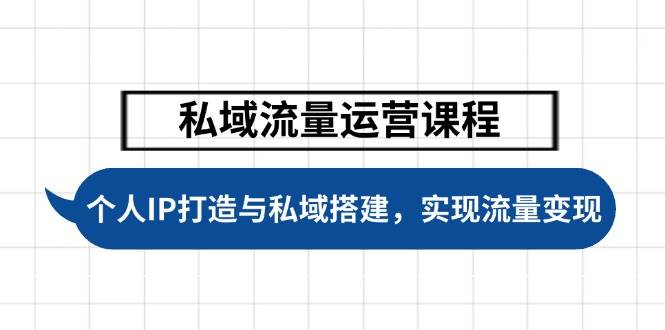 私域流量运营课程，个人IP打造与私域搭建，助力学员实现流量变现-E家云商