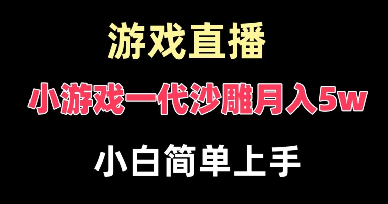 玩小游戏一代沙雕月入5w，爆裂变现，快速拿结果，高级保姆式教学【揭秘】-w 刷的