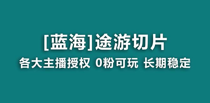 抖音途游切片，龙年第一个蓝海项目，提供授权和素材，长期稳定，月入过万-e家网
