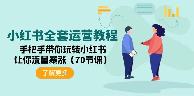 (9624期)小红书全套运营教程：手把手带你玩转小红书，让你流量暴涨(70节课)-E家云商