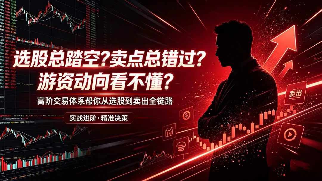 （18937期）选股总踏空？卖点总错过？游资动向看不懂？高阶交易体系帮你从选股到卖出全链路（更新6月）-e家网