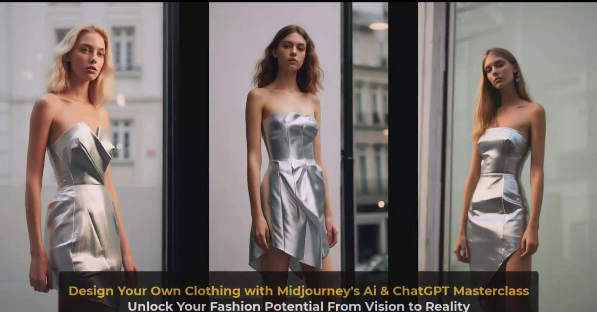 图片[8]-利用 Midjourneys Ai 人工智能设计自己的服装AI大师班-10节课-中英字幕-e家网