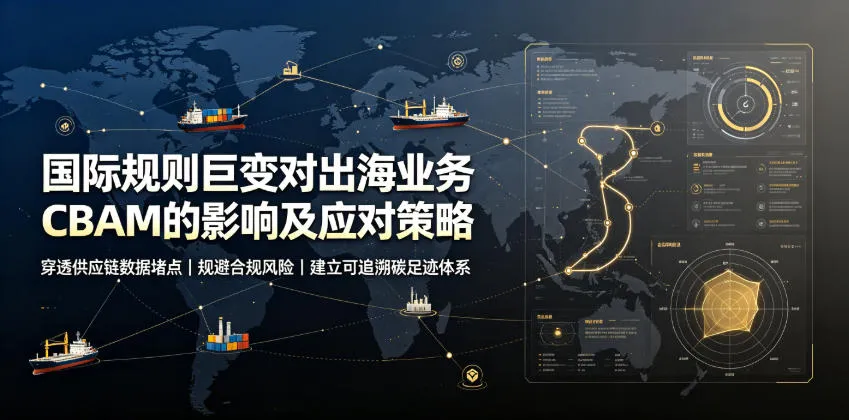 国际规则巨变对出海业务CBAM的影响及应对策略，帮助企业穿透供应链数据堵点，规避合规风险-e家网