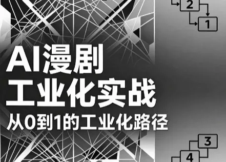 AI漫剧从0到1的工业化实战(更新6月)-e家网