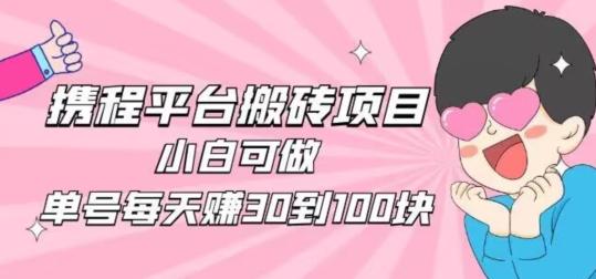 携程旅游搬砖新玩法，日入100+小白可直接上手-E家云商