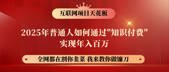 镰刀训练营超级IP合伙人，25年普通人如何通过“知识付费”年入百万！-E家云商