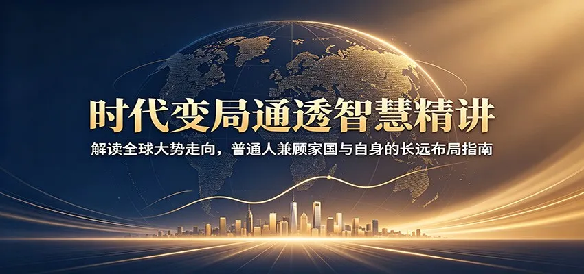 时代变局通透智慧精讲：解读全球大势走向，普通人兼顾家国与自身的长远布局指南-e家网