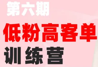 珠丽Julie·小红书低粉高客单训练营(第六期)-e家网
