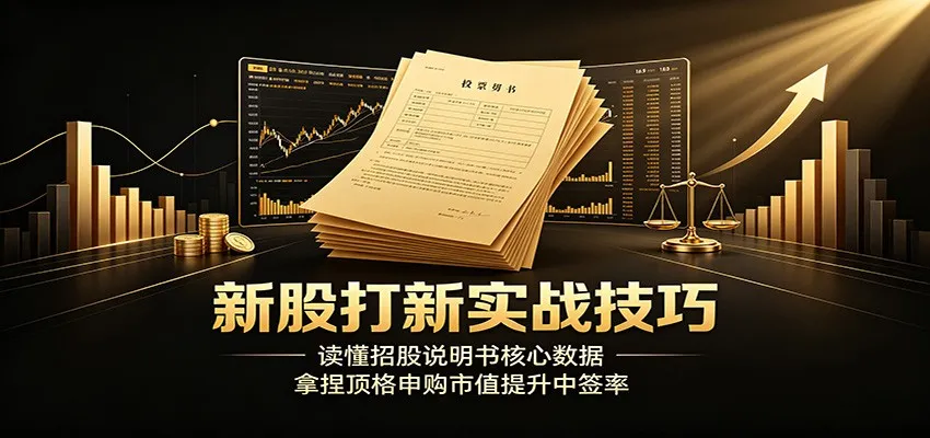 新股打新实战技巧：读懂招股说明书核心数据，拿捏顶格申购市值提升中签率-e家网