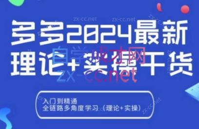 拼多多2024最新规则理论结合实际的干货-E家云商